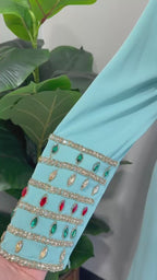 Zahra Moroccan Embellished Jalabiya