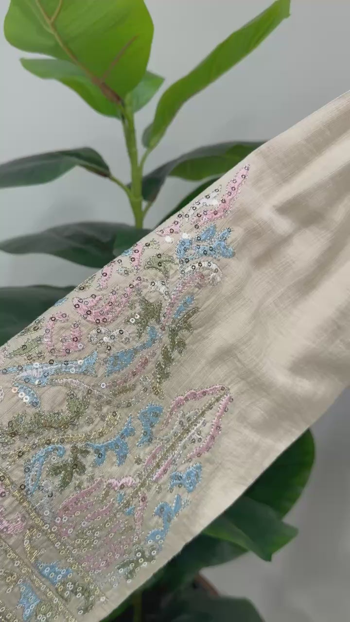 Pastel Luxe Linen Caftan