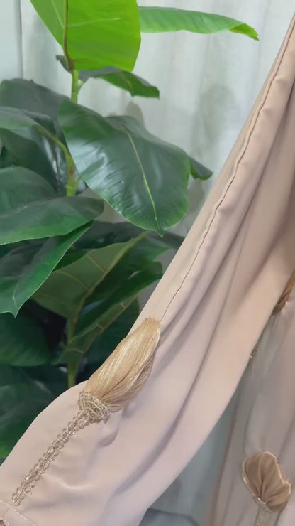 Maya Shell Embroidered Abaya