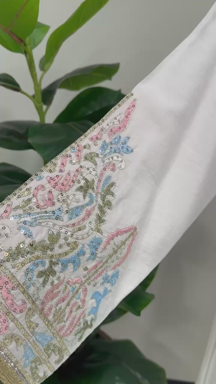 Pastel Luxe Linen Caftan