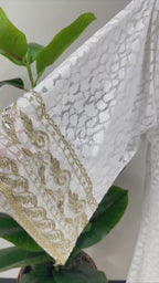 Royal Crystal Tulle Caftan