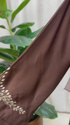 Cocoa Bloom Abaya