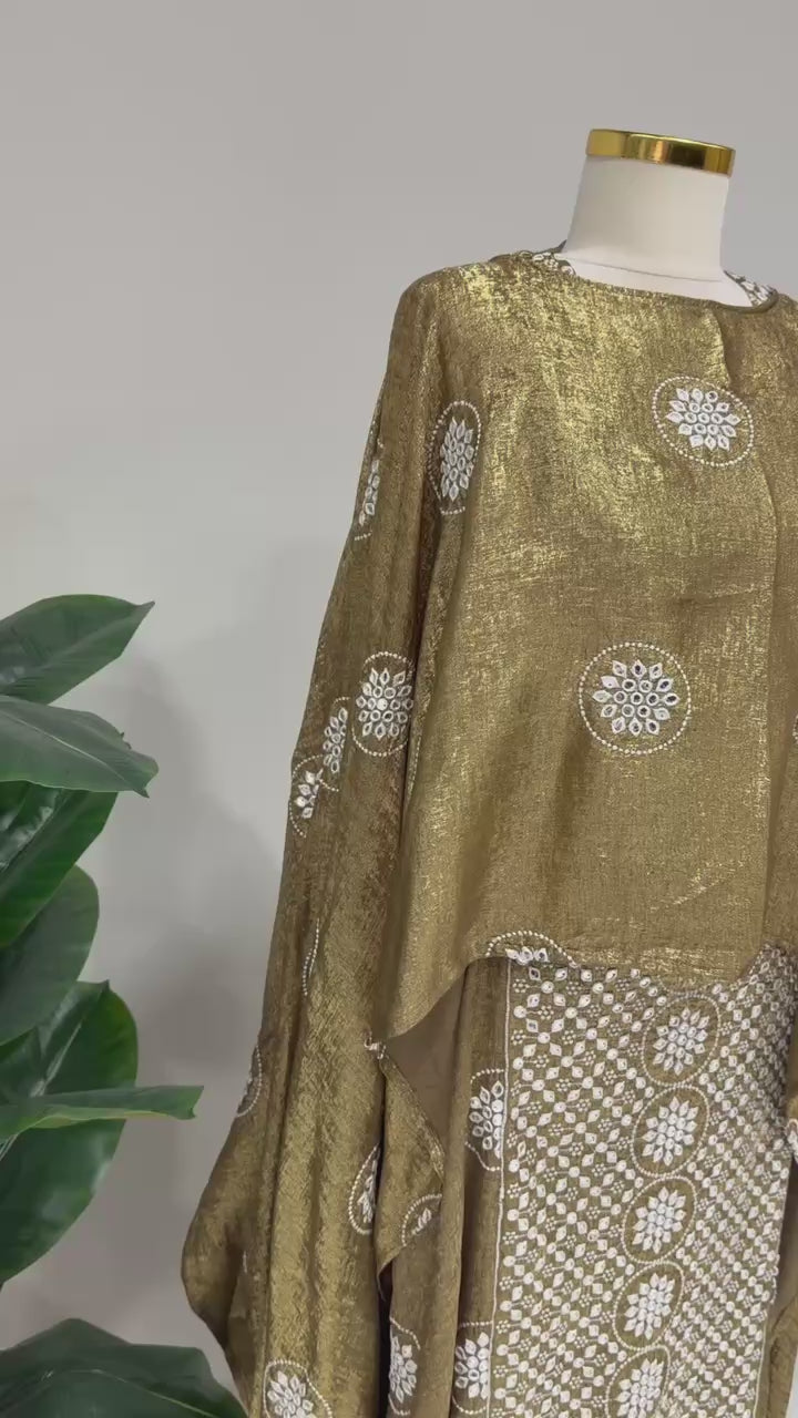 Layali Lurex Butterfly Jalabiya