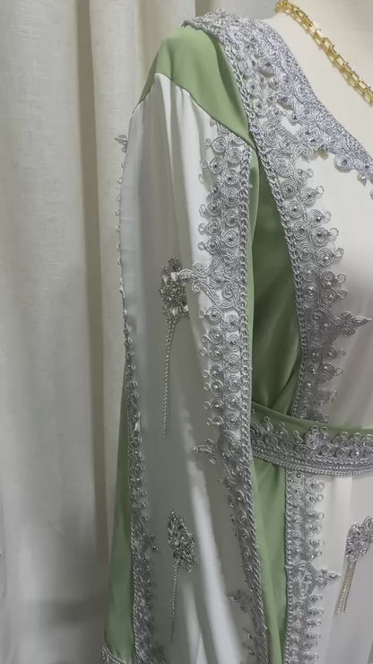 Silver Blossom Caftan