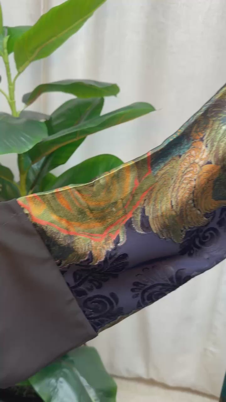 Royal Bloom Open Abaya