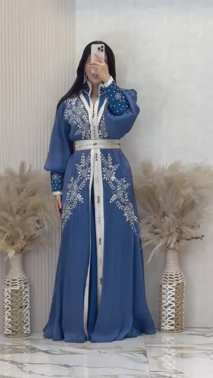 Noura Handcrafted Organza Kaftan