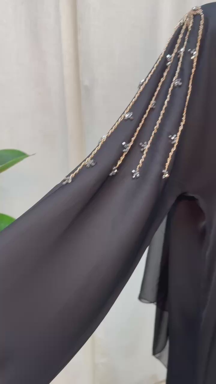 Noir Pearl Dubai Abaya