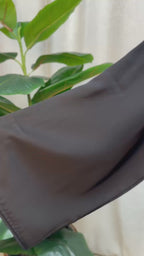 Noir Bloom Open Abaya