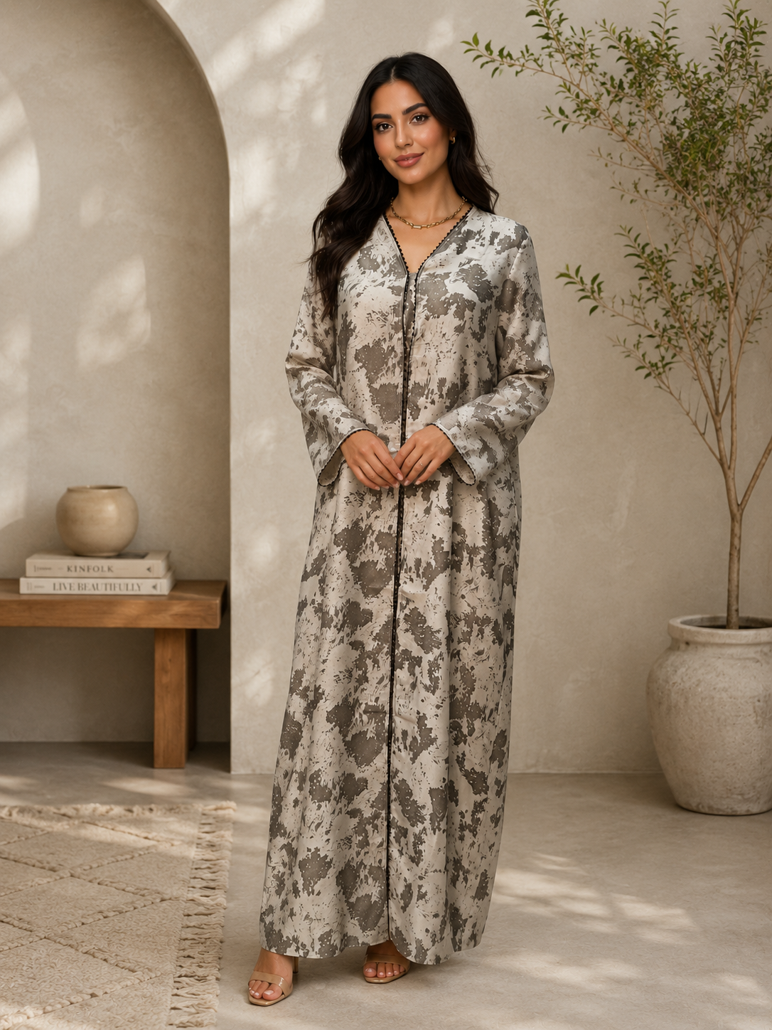 Lustre Mist Abaya