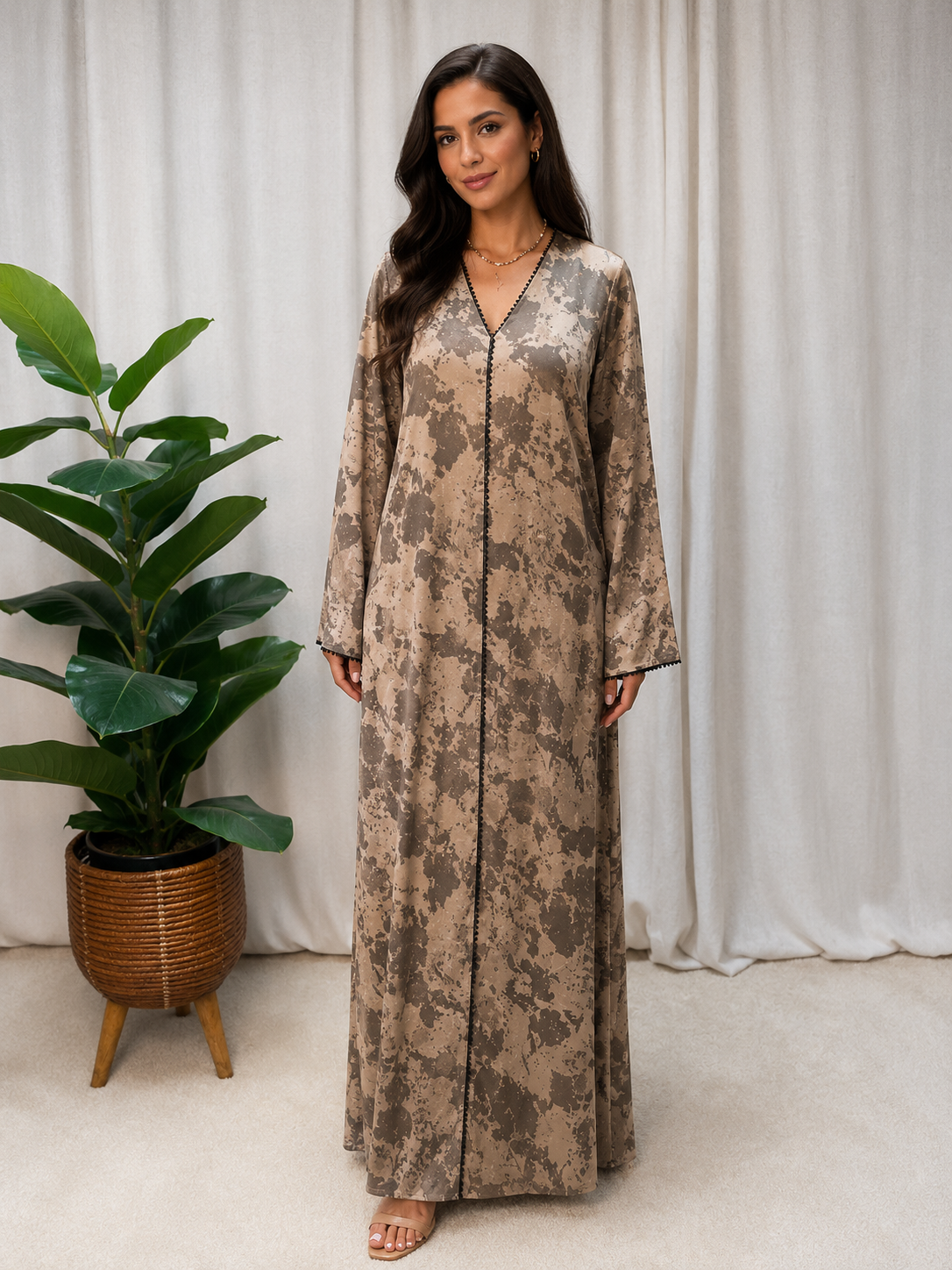 Lustre Mist Abaya